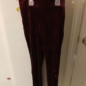 2/$20 Velvet Leggings